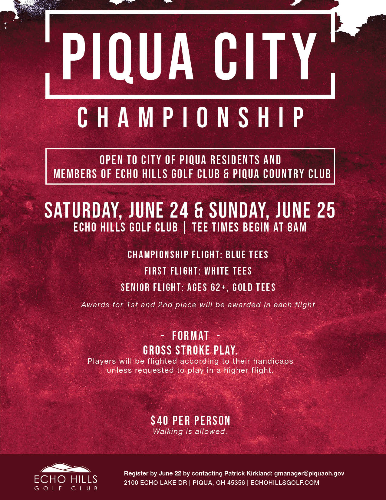 Piqua City Championship